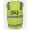 JB's Hi Vis (D+N) Zip Safety Vest Thumbnail