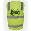 JB's Hi Vis (D+N) Zip Safety Vest Thumbnail