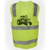 JB's Hi Vis (D+N) Zip Safety Vest Thumbnail