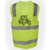 JB's Hi Vis (D+N) Zip Safety Vest Thumbnail