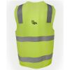JB's Hi Vis (D+N) Zip Safety Vest Thumbnail