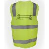 JB's Hi Vis (D+N) Zip Safety Vest Thumbnail