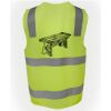 JB's Hi Vis (D+N) Zip Safety Vest Thumbnail