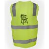 JB's Hi Vis (D+N) Zip Safety Vest Thumbnail