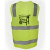 JB's Hi Vis (D+N) Zip Safety Vest Thumbnail