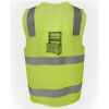 JB's Hi Vis (D+N) Zip Safety Vest Thumbnail