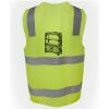 JB's Hi Vis (D+N) Zip Safety Vest Thumbnail