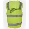 JB's Hi Vis (D+N) Zip Safety Vest Thumbnail