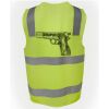 JB's Hi Vis (D+N) Zip Safety Vest Thumbnail