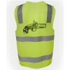 JB's Hi Vis (D+N) Zip Safety Vest Thumbnail