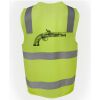JB's Hi Vis (D+N) Zip Safety Vest Thumbnail