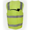 JB's Hi Vis (D+N) Zip Safety Vest Thumbnail
