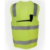 JB's Hi Vis (D+N) Zip Safety Vest Thumbnail