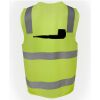 JB's Hi Vis (D+N) Zip Safety Vest Thumbnail