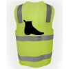 JB's Hi Vis (D+N) Zip Safety Vest Thumbnail
