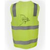 JB's Hi Vis (D+N) Zip Safety Vest Thumbnail