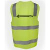 JB's Hi Vis (D+N) Zip Safety Vest Thumbnail
