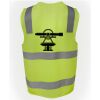 JB's Hi Vis (D+N) Zip Safety Vest Thumbnail