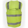 JB's Hi Vis (D+N) Zip Safety Vest Thumbnail