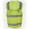 JB's Hi Vis (D+N) Zip Safety Vest Thumbnail