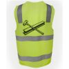 JB's Hi Vis (D+N) Zip Safety Vest Thumbnail