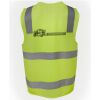 JB's Hi Vis (D+N) Zip Safety Vest Thumbnail