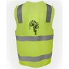 JB's Hi Vis (D+N) Zip Safety Vest Thumbnail