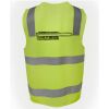 JB's Hi Vis (D+N) Zip Safety Vest Thumbnail