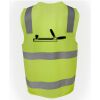 JB's Hi Vis (D+N) Zip Safety Vest Thumbnail
