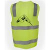 JB's Hi Vis (D+N) Zip Safety Vest Thumbnail