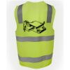 JB's Hi Vis (D+N) Zip Safety Vest Thumbnail