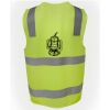 JB's Hi Vis (D+N) Zip Safety Vest Thumbnail