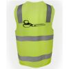 JB's Hi Vis (D+N) Zip Safety Vest Thumbnail