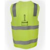 JB's Hi Vis (D+N) Zip Safety Vest Thumbnail