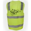 JB's Hi Vis (D+N) Zip Safety Vest Thumbnail