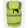 JB's Hi Vis (D+N) Zip Safety Vest Thumbnail