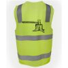 JB's Hi Vis (D+N) Zip Safety Vest Thumbnail