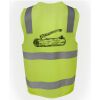JB's Hi Vis (D+N) Zip Safety Vest Thumbnail