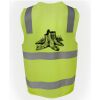 JB's Hi Vis (D+N) Zip Safety Vest Thumbnail