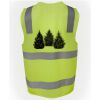 JB's Hi Vis (D+N) Zip Safety Vest Thumbnail