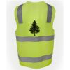 JB's Hi Vis (D+N) Zip Safety Vest Thumbnail