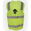JB's Hi Vis (D+N) Zip Safety Vest Thumbnail