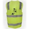 JB's Hi Vis (D+N) Zip Safety Vest Thumbnail
