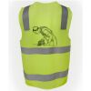 JB's Hi Vis (D+N) Zip Safety Vest Thumbnail