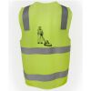 JB's Hi Vis (D+N) Zip Safety Vest Thumbnail