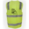 JB's Hi Vis (D+N) Zip Safety Vest Thumbnail