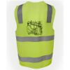 JB's Hi Vis (D+N) Zip Safety Vest Thumbnail