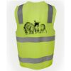 JB's Hi Vis (D+N) Zip Safety Vest Thumbnail
