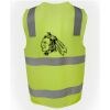 JB's Hi Vis (D+N) Zip Safety Vest Thumbnail