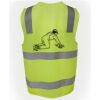JB's Hi Vis (D+N) Zip Safety Vest Thumbnail